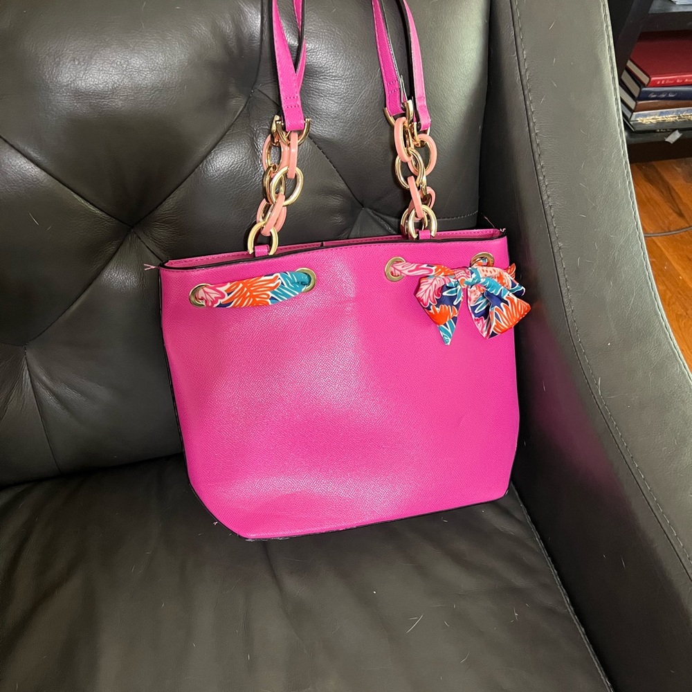 Kate Landry pink handbag
